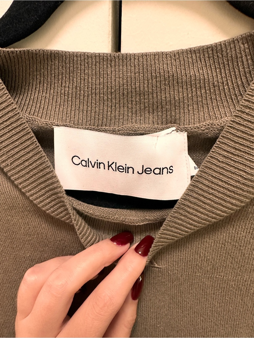Calvin Klein Jeans Women's Sweater Brown L